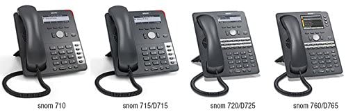 SNOM D725 Professionelles Geschäftstelefon Schwarz