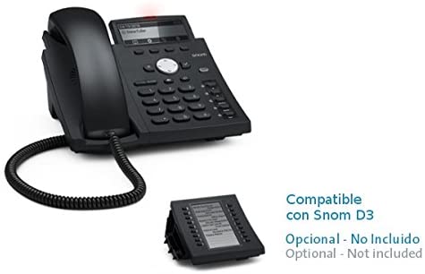 SNOM D315 Euro 300series Desk VoIP/SIP Telephone, Display with backlight, Gigabit switch, USB port, Sensor hook switch, 4 SIP identities, IPv6; 4258