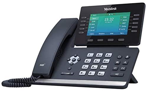 Yealink SIP T54W HD Prime Business IP Corded Phone with Adjustable 4.3 Inch Colour LCD Screen – Black