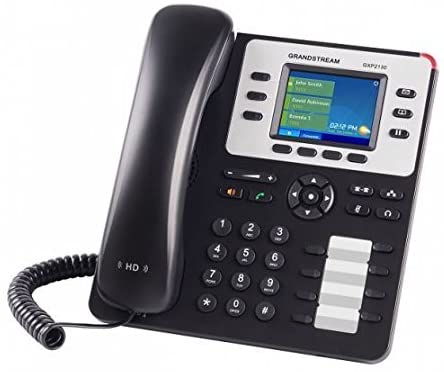 Telefono IP Grandstream Enterprise GXP2130 (LCD da 2,8 ", POE, alimentatore incluso)