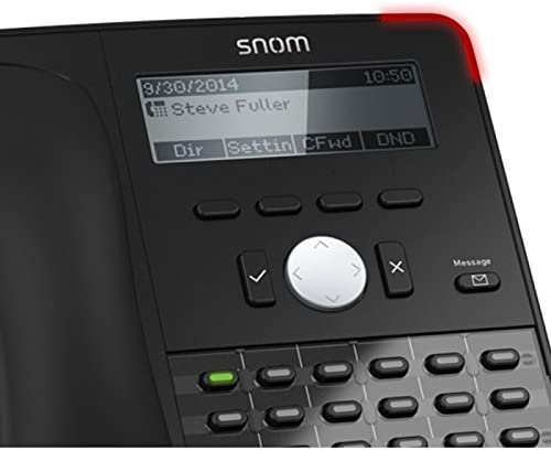 SNOM D725 Professionelles Geschäftstelefon Schwarz