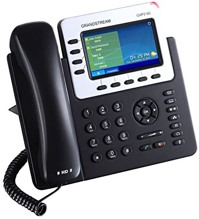 Grandstream GXP2140 HD IP Corded Phone in Black