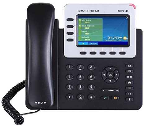 Grandstream GXP2140 HD IP-Telefon in Schwarz