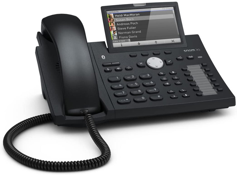 SNOM D315 Euro 300series Desk VoIP/SIP Telephone, Display with backlight, Gigabit switch, USB port, Sensor hook switch, 4 SIP identities, IPv6; 4258