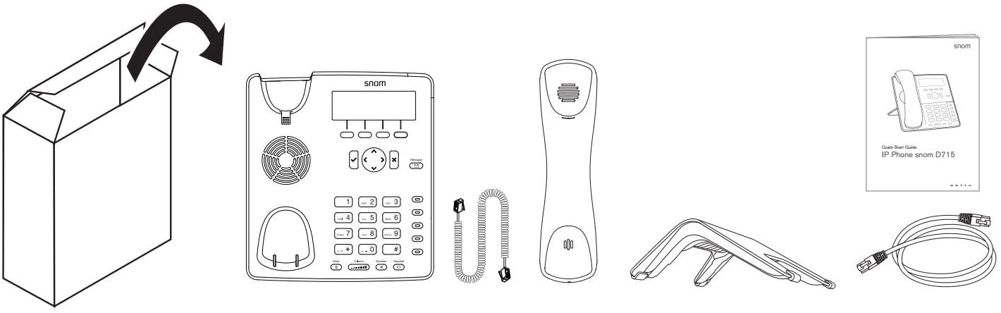 SNOM D715 Professional Business Phone