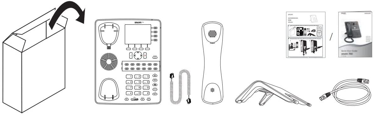 SNOM D715 Professionelles Geschäftstelefon