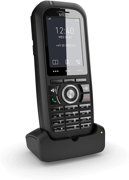 Snom M80 DECT telephone handset Caller ID Black M80, Black, LCD, 5.08 cm (2"), 240 x 320 pixels, 262144 colors, Lithium-Ion (Li-Ion)