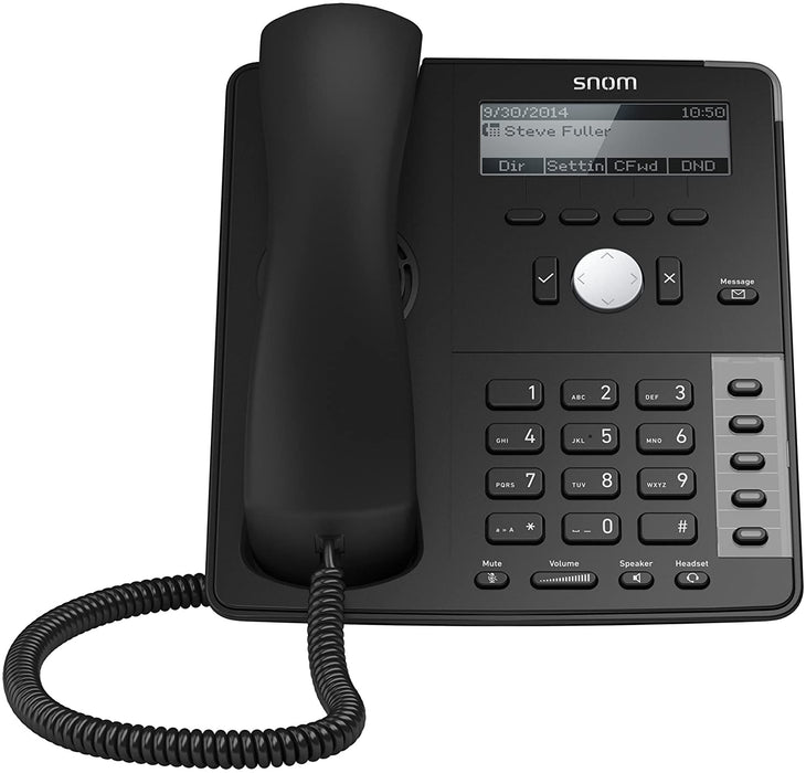 SNOM D725 Professional Business Phone Black